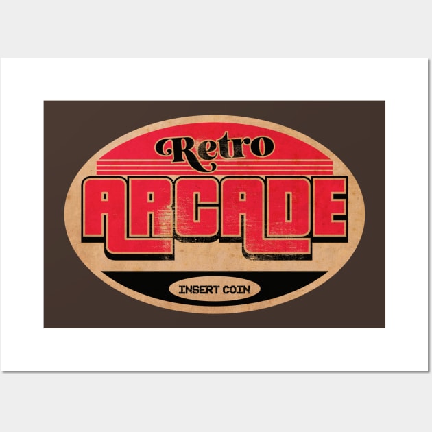 Retro Arcade Gamer Wall Art by CTShirts